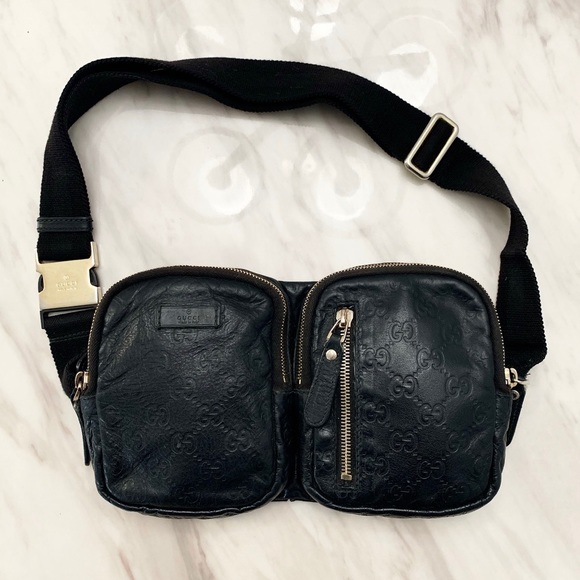 GUCCI GUCCISSIMA LEATHER WAIST BAG... RARE - Picture 5 of 8
